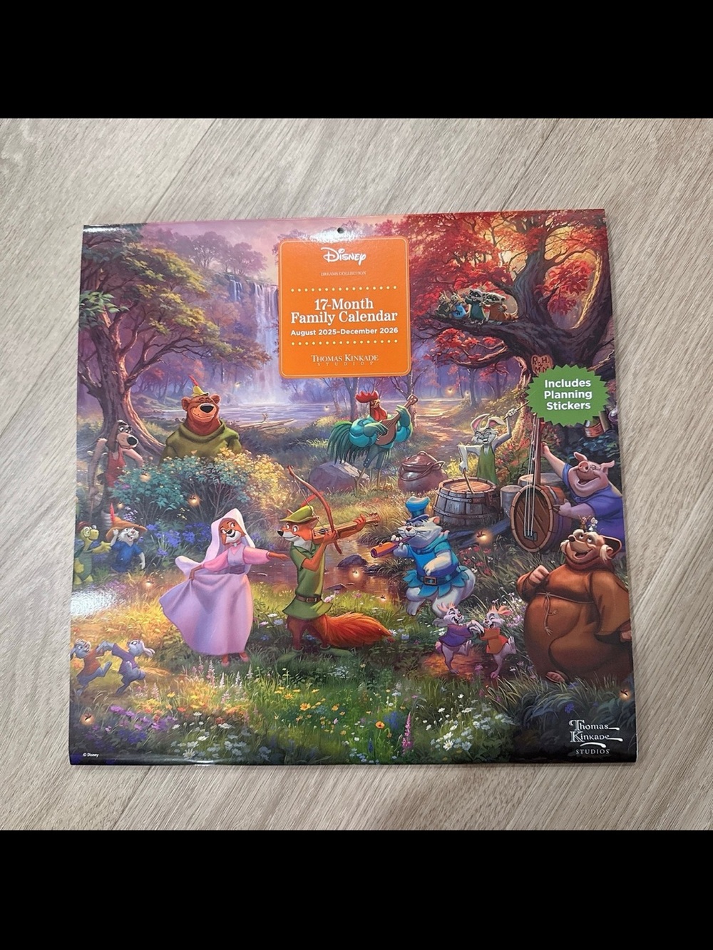 Disney Thomas kinkade 2026 calendar